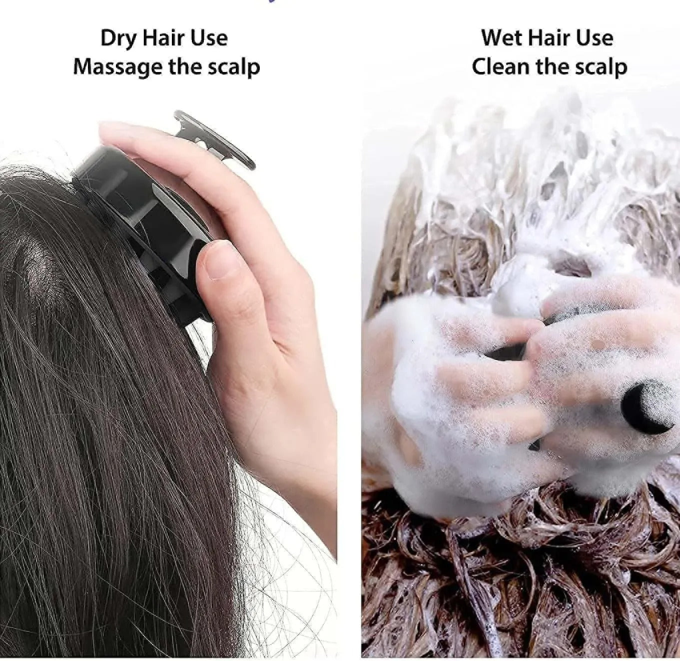 Silicone Scalp Massager Shampoo Brush