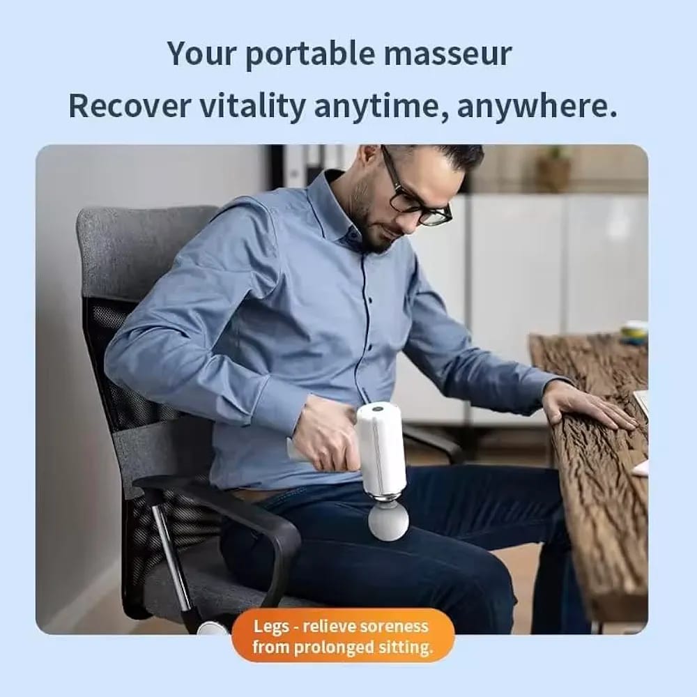 4-in-1 rechargable Massager gun