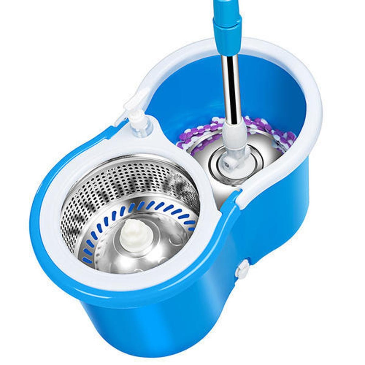 Rotating Microfiber Floor Cleaning Mop Set