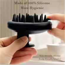 Silicone Scalp Massager Shampoo Brush