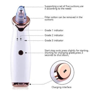 Electric USB Rechargeable Blackhead and Pore Remover