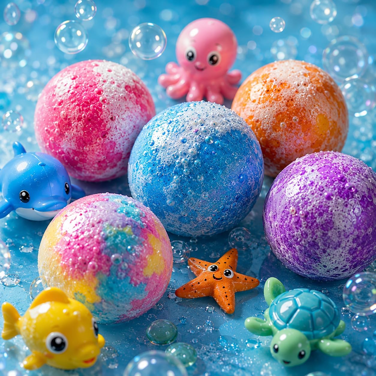 Surprise Toy Bath Bombs for Kids