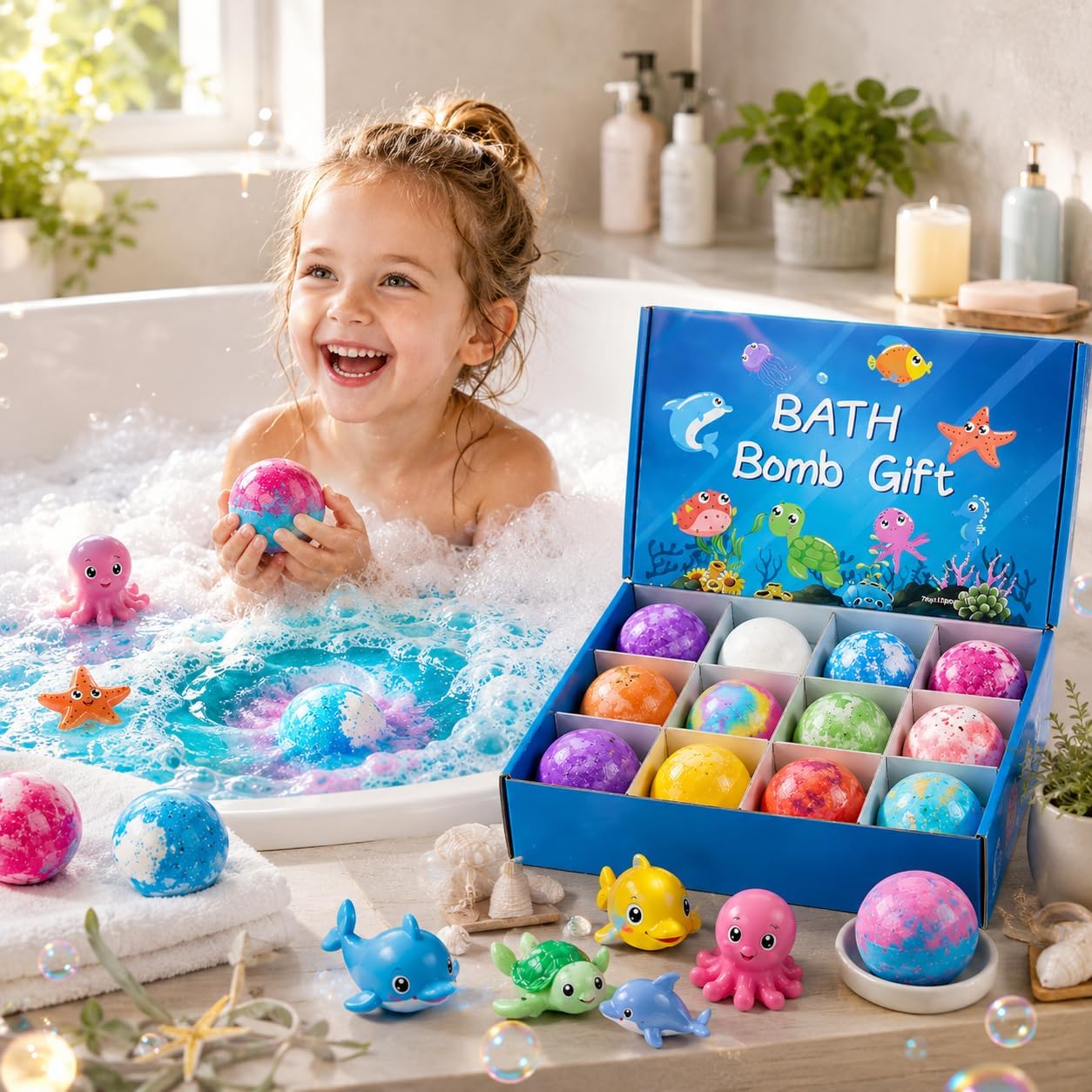 Surprise Toy Bath Bombs for Kids