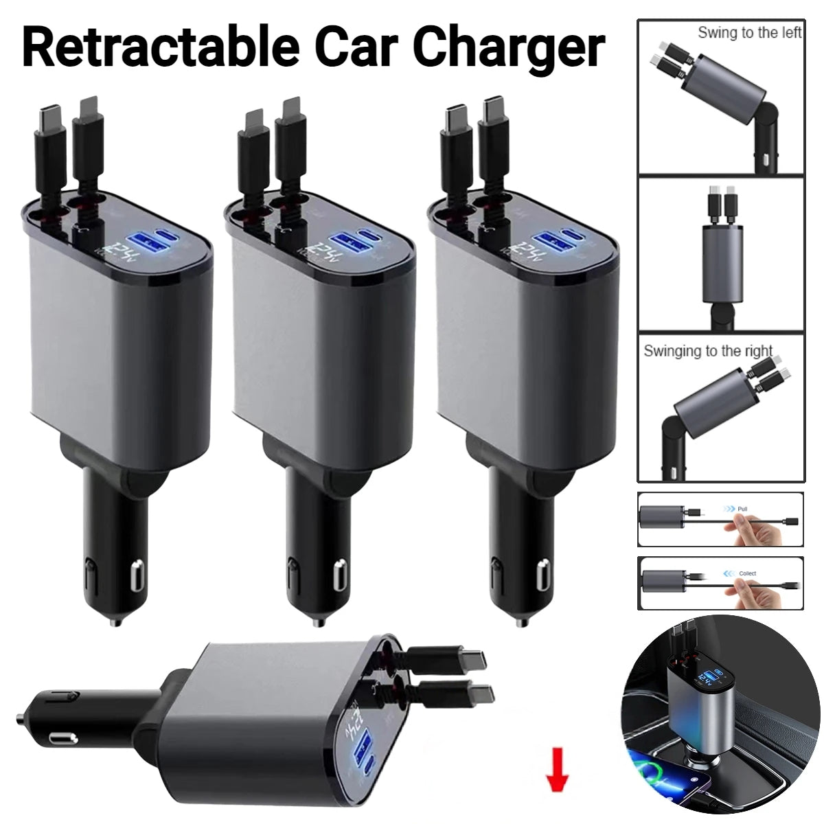 120W Car Charger